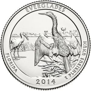 2014 Quarter - S - Everglades - Proof reverse